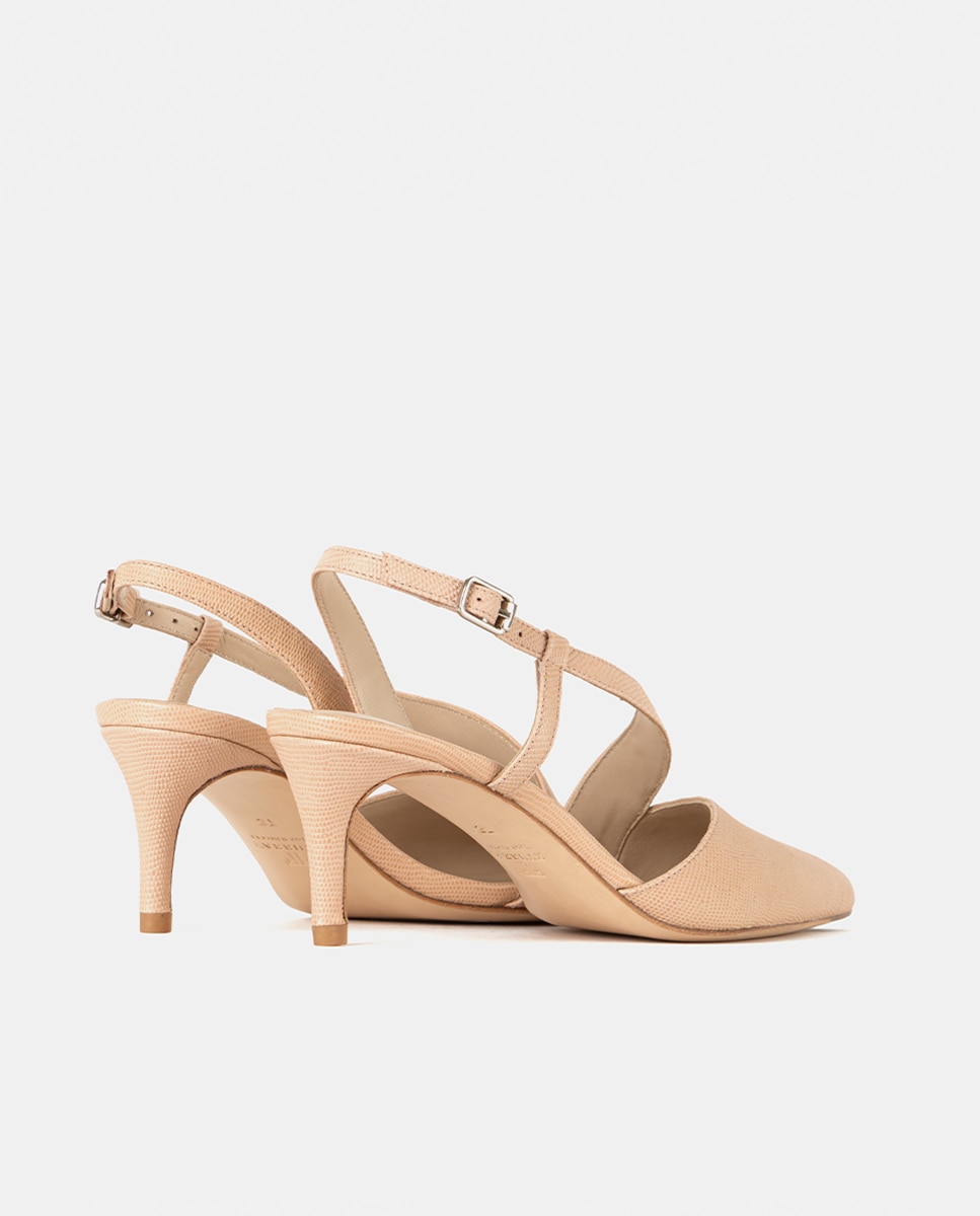 Zapatos de salón de mujer confeccionados en piel - Farrutx - Maquillaje Maquillaje-4