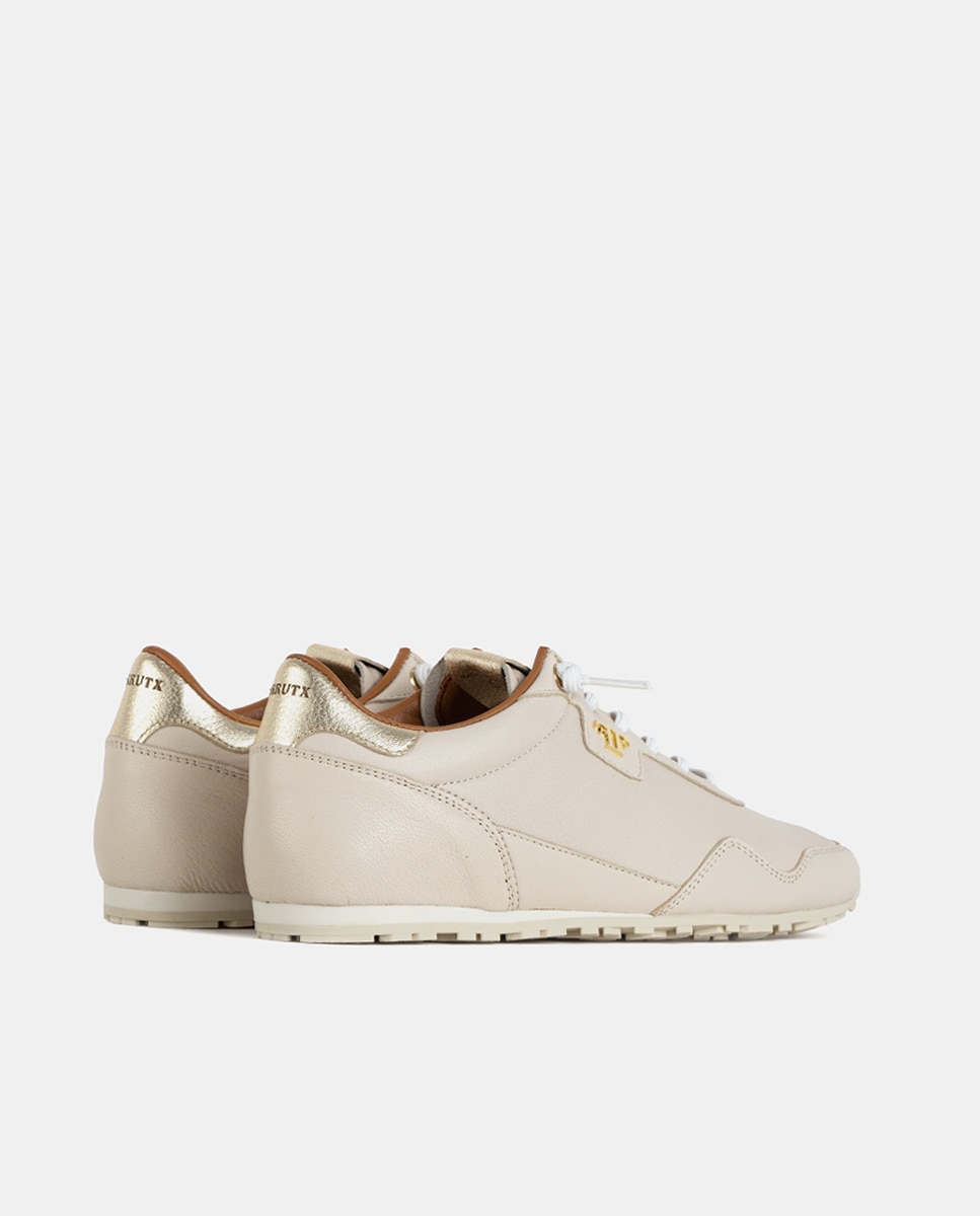 Zapatillas deportivas de mujer confeccionadas en napa - Farrutx - Blanco Blanco-4