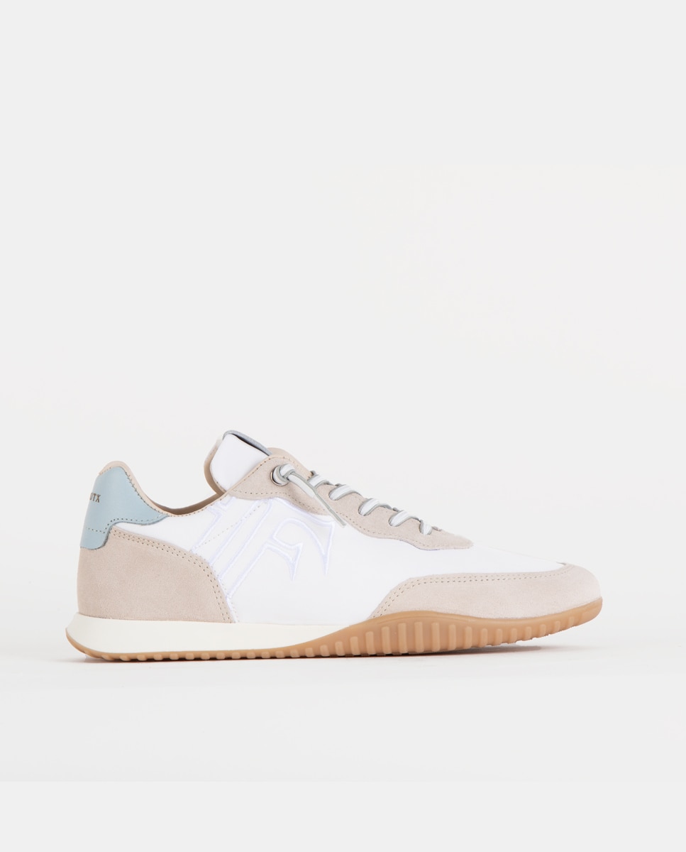 Farrutx - Zapatillas deportivas de mujer confeccionadas en nylon con piezas de velour y napa.