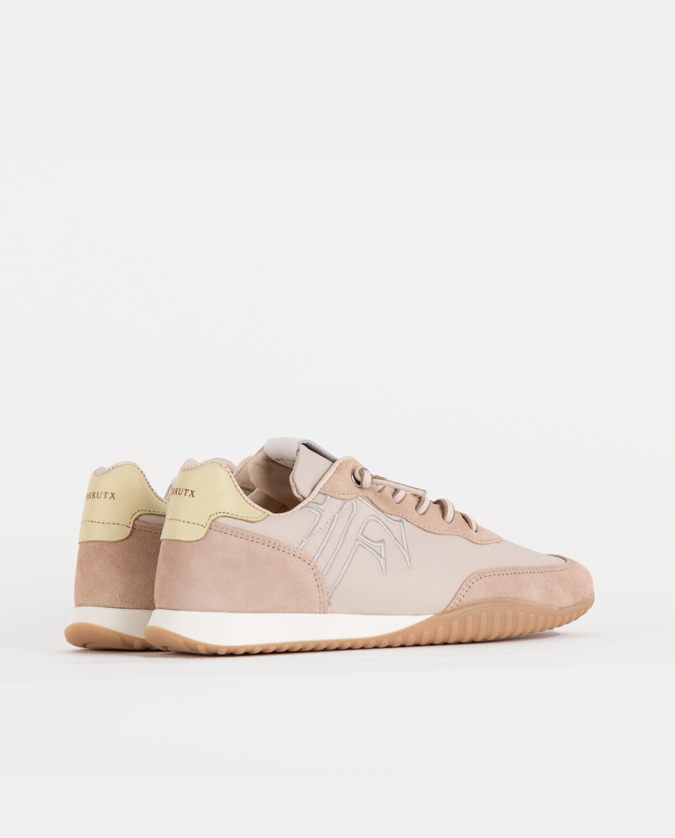 Zapatillas deportivas de mujer confeccionadas en nylon con piezas de velour y napa - Farrutx - Arena Arena-4