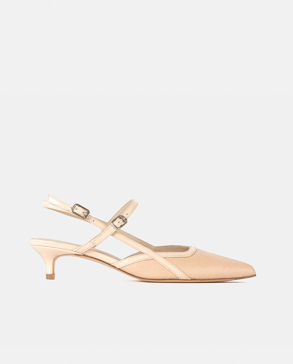 Zapatos de salón de mujer confeccionados en piel - Farrutx - Maquillaje Maquillaje-1