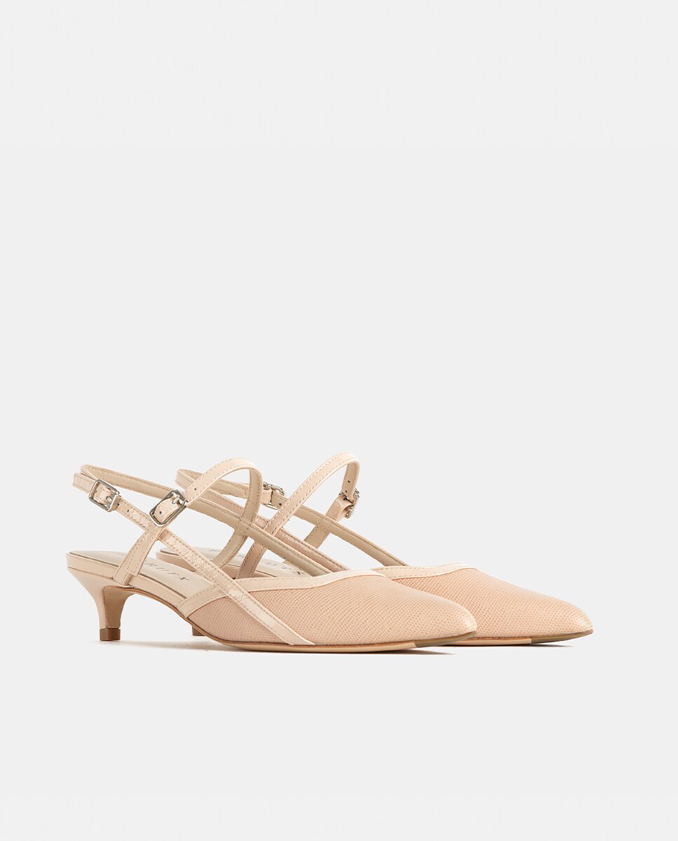 Zapatos de salón de mujer confeccionados en piel - Farrutx - Maquillaje Maquillaje-3