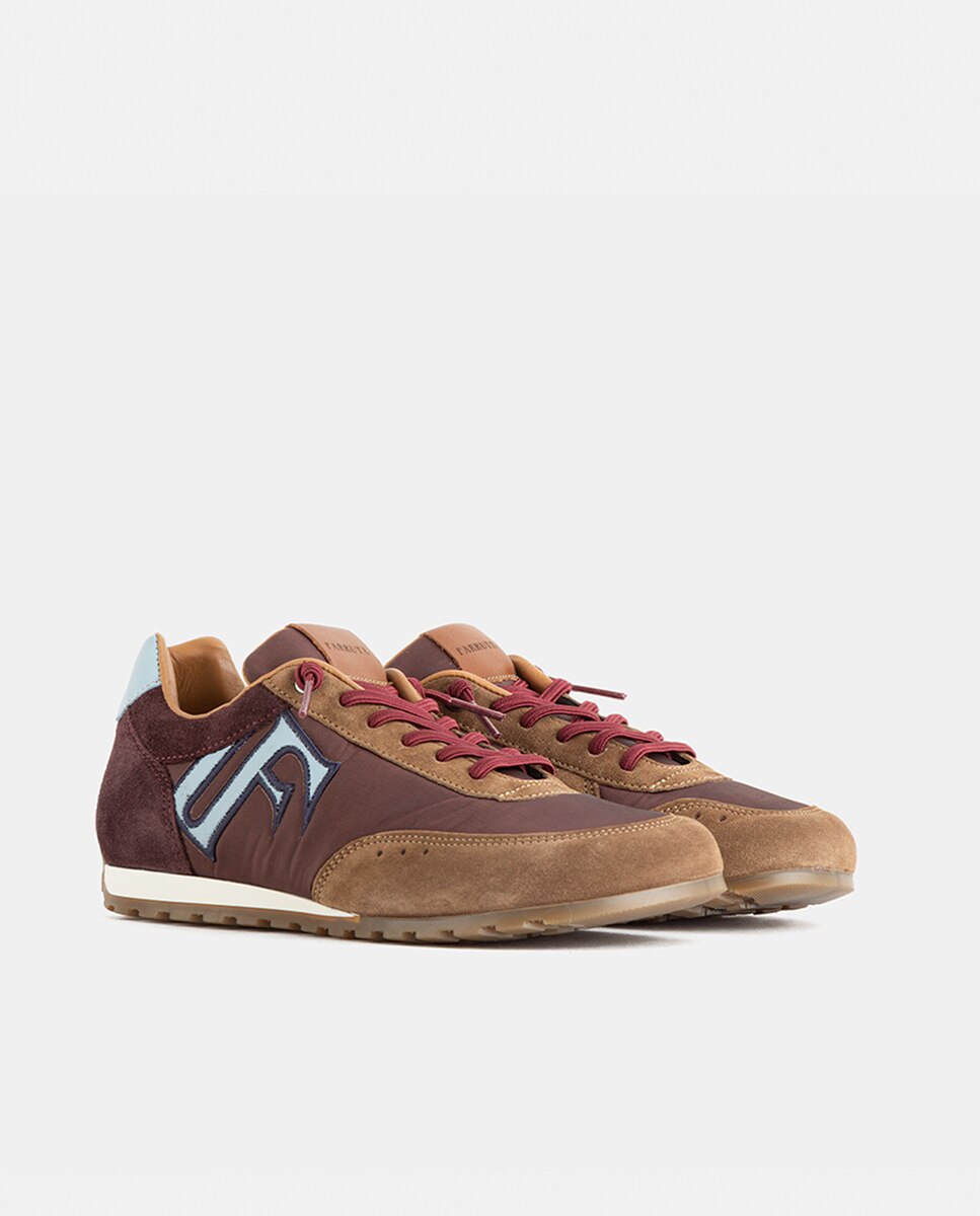 Zapatillas deportivas de mujer con base de nylon de estilo barefoot - Farrutx - Cuero Cuero-3