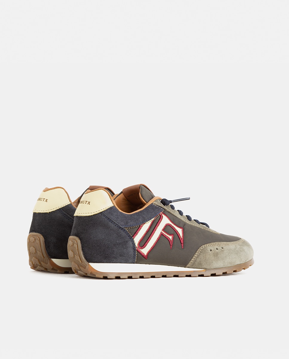 Zapatillas deportivas de mujer con base de nylon de estilo barefoot - Farrutx - Verde militar Verde militar-4