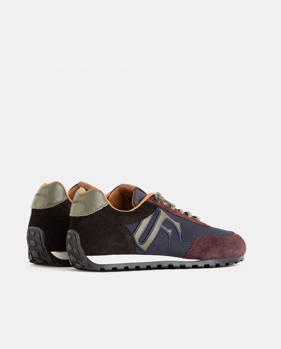 Zapatillas deportivas de mujer con base de rejilla de estilo barefoot - Farrutx - Marino Marino-4