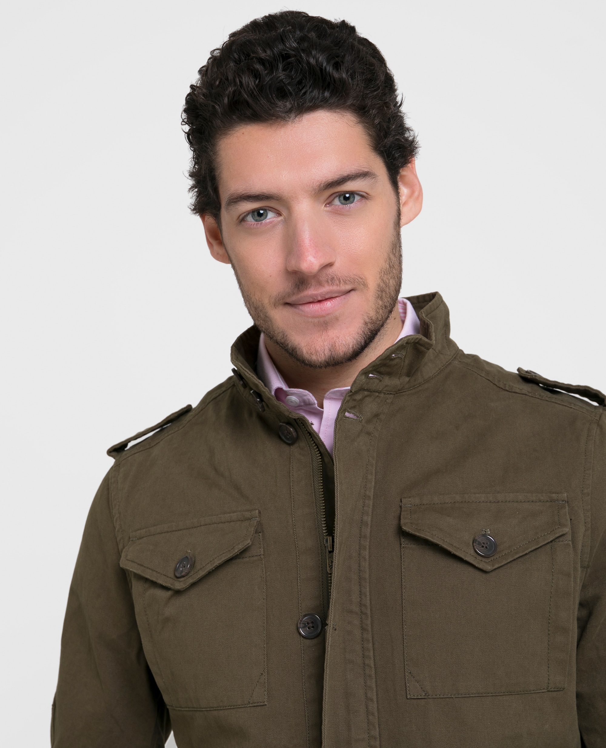 Chaqueta militar hombre discount el corte ingles