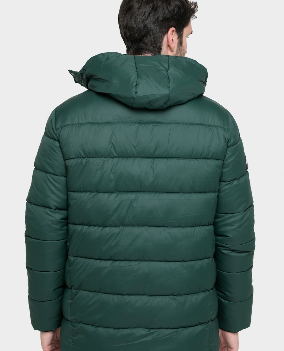 Plumífero de hombre acolchado color verde · Valecuatro · El Corte