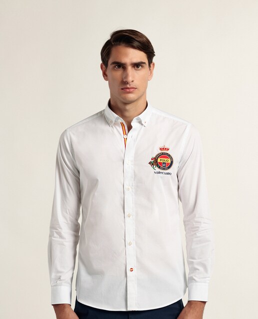 Imagen 0 de Camisa oxford de hombre corte clásico lisa