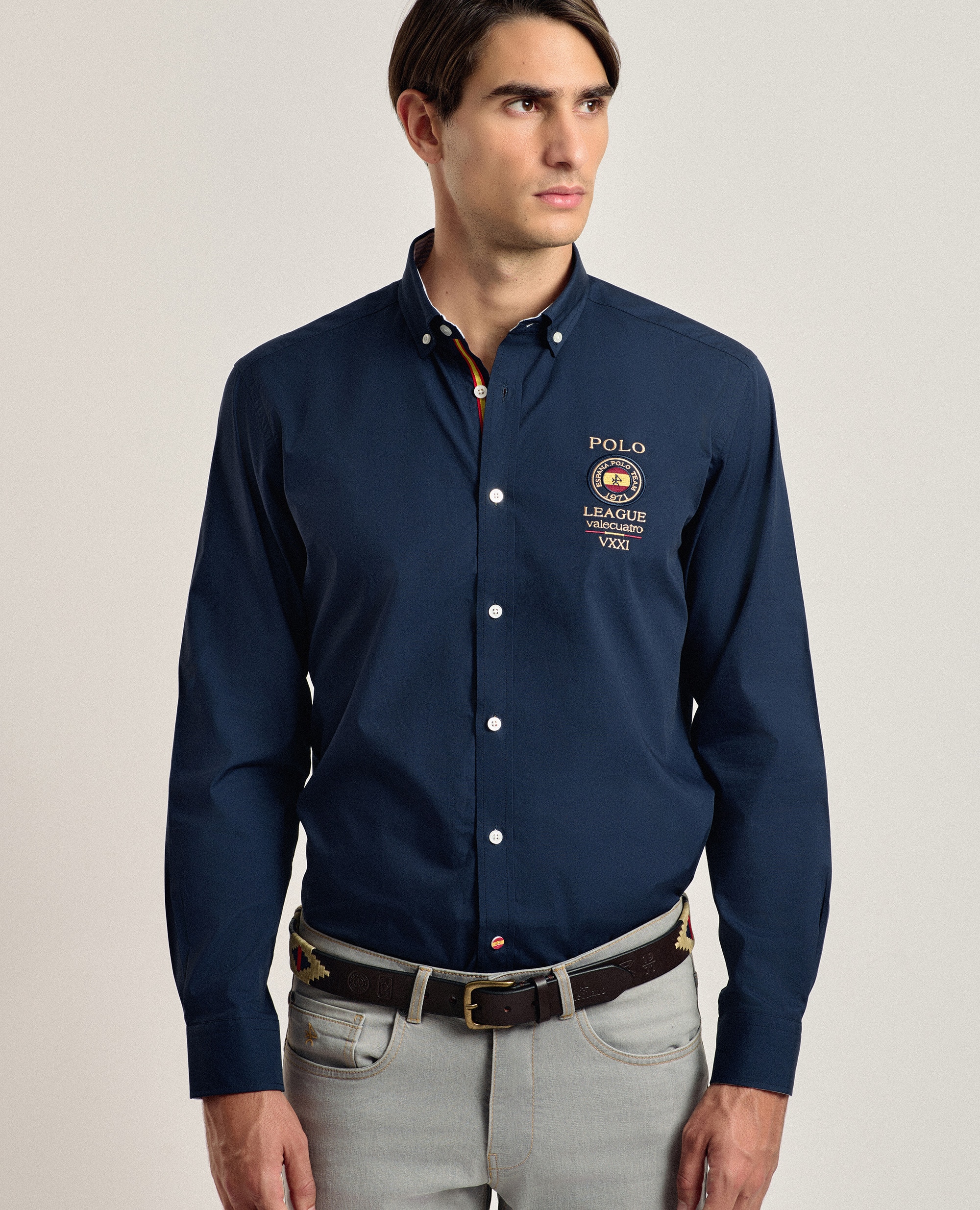 Camisa azul marino hombre fashion el corte ingles