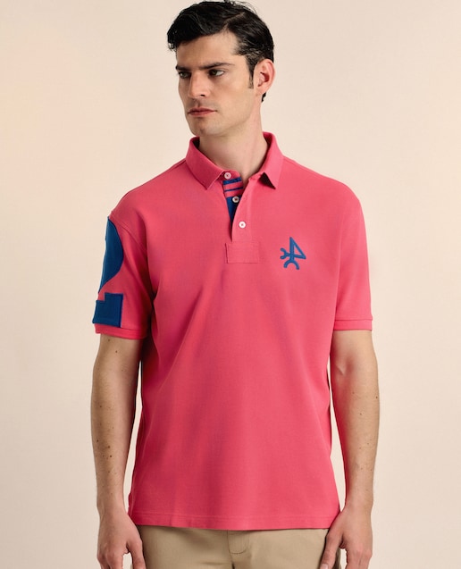 Imagen 0 de Polo de piqué de hombre corte classic manga corta