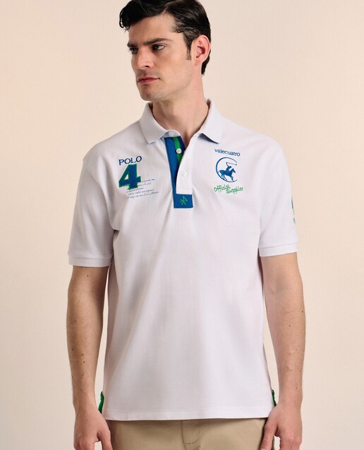 Imagen 0 de Polo de piqué de hombre corte classic manga corta