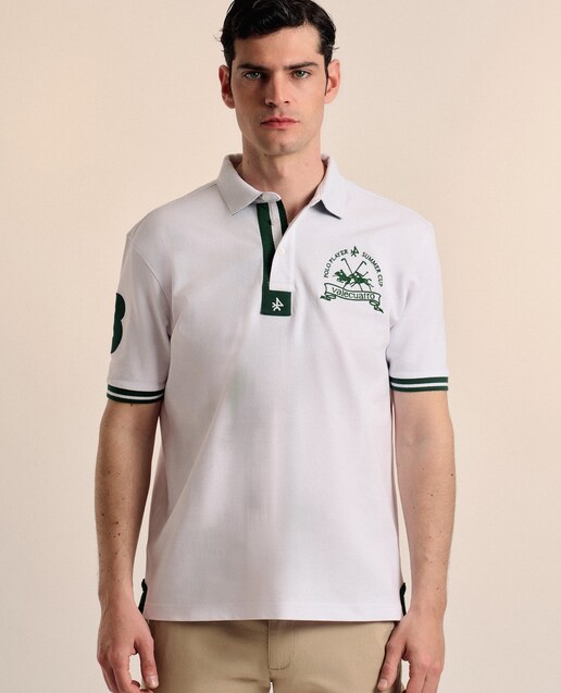 Imagen 0 de Polo de piqué de hombre corte classic manga corta