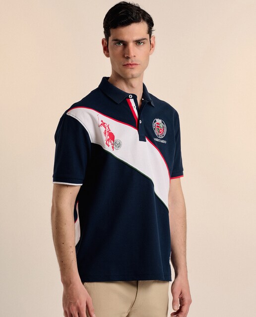 Imagen 0 de Polo de piqué de hombre corte classic manga corta