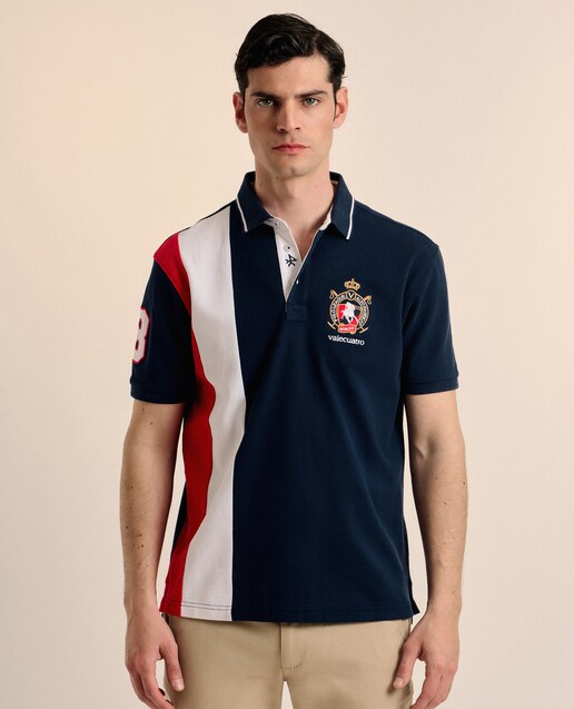 Imagen 0 de Polo de piqué de hombre corte classic manga corta
