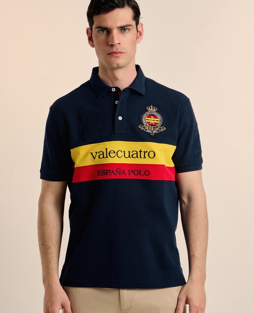 Imagen 0 de Polo de piqué de hombre corte classic manga corta