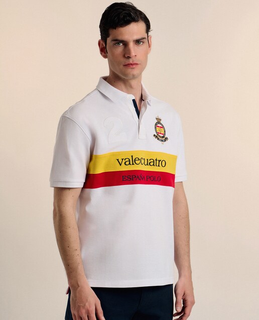 Imagen 0 de Polo de piqué de hombre corte classic manga corta
