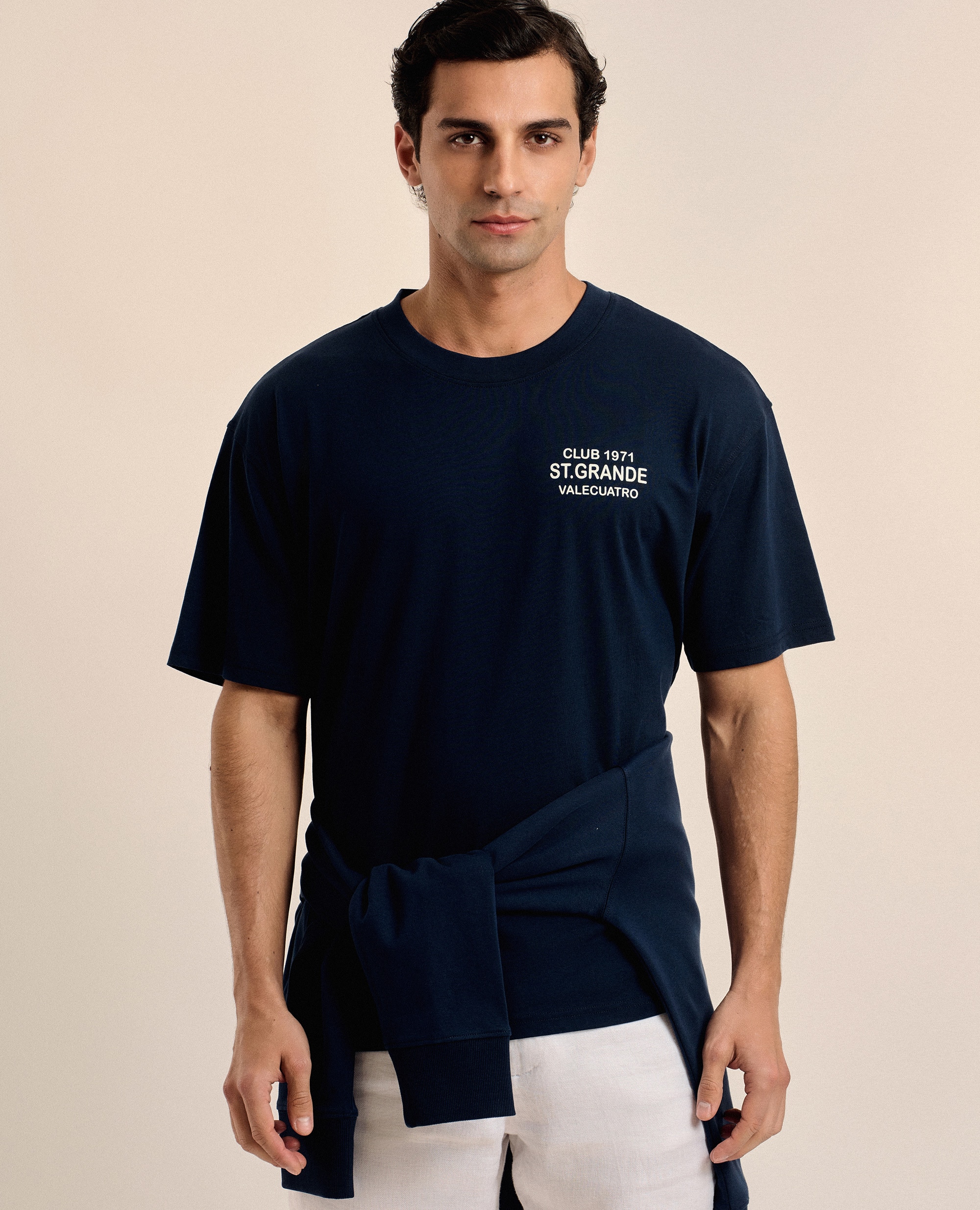 Valecuatro - Camiseta de hombre manga corta estampada.