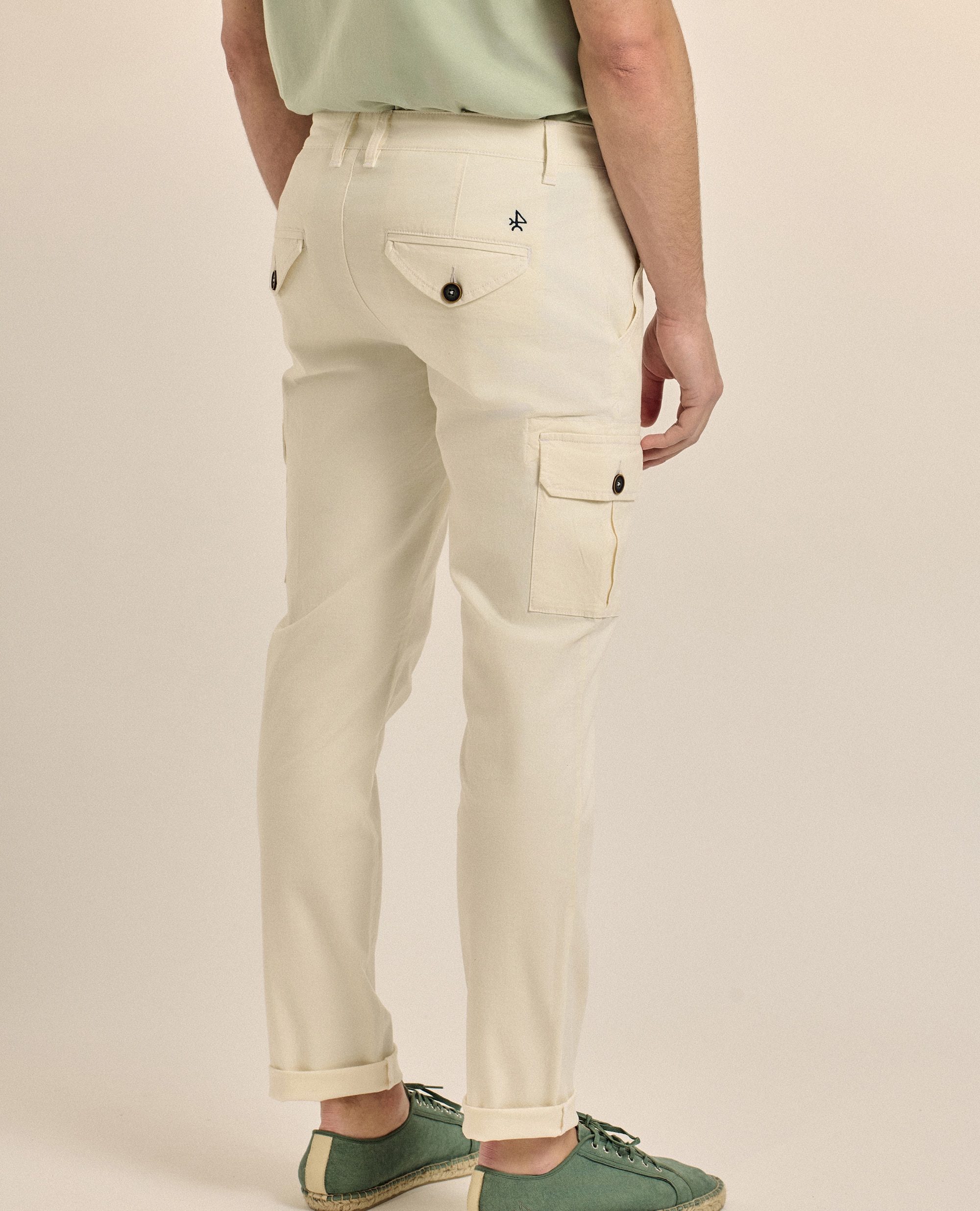 Chino cargo de hombre corte regular fit - Valecuatro - Beige Beige-3