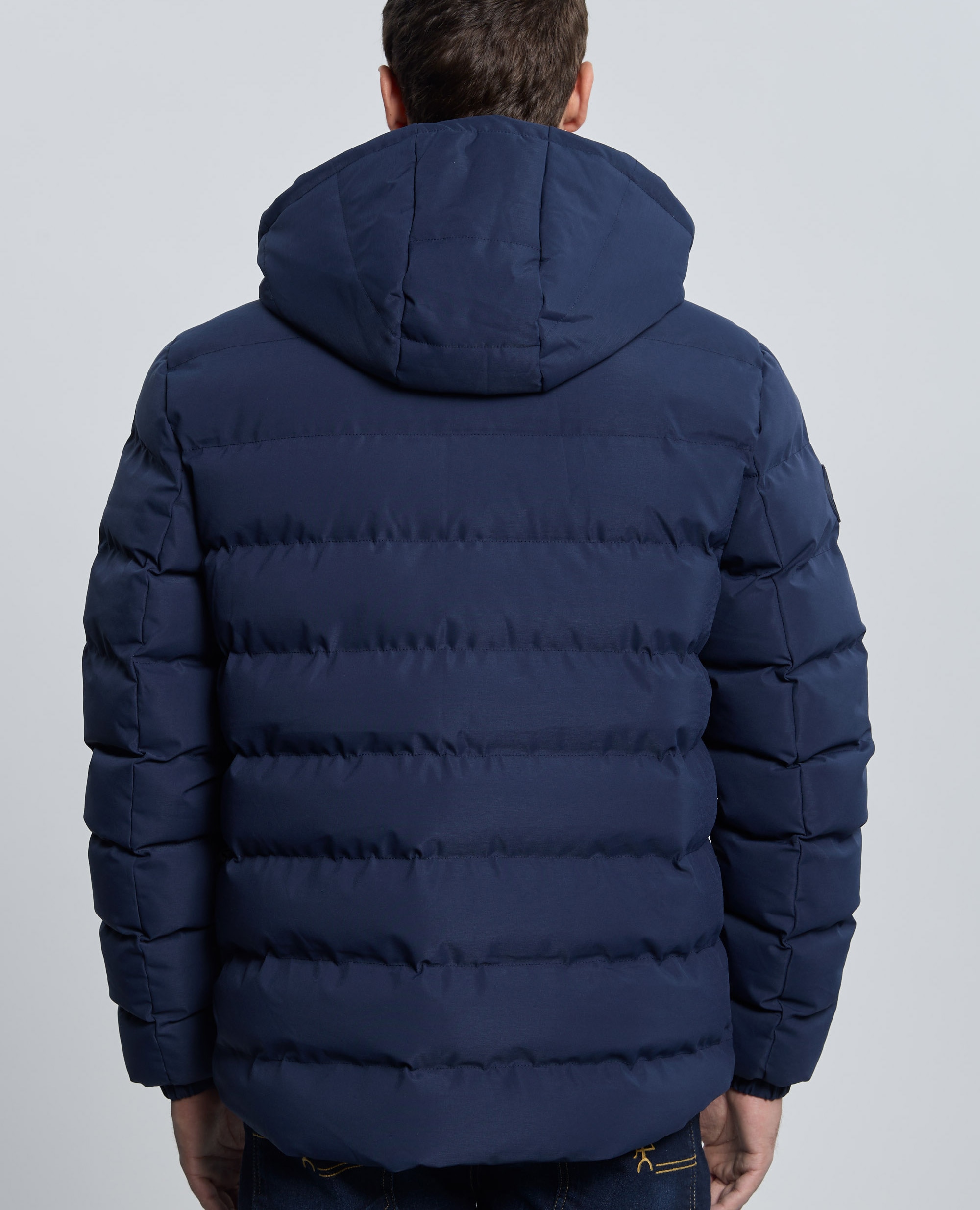Plumífero de hombre acolchado con capucha - Valecuatro - Azul marino Azul marino-7