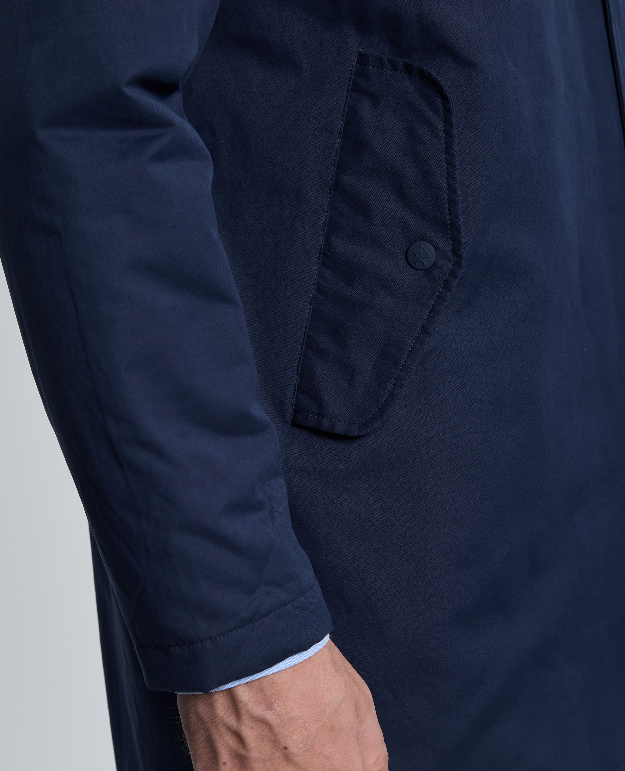 Parka de hombre con capucha - Valecuatro - Azul marino Azul marino-6