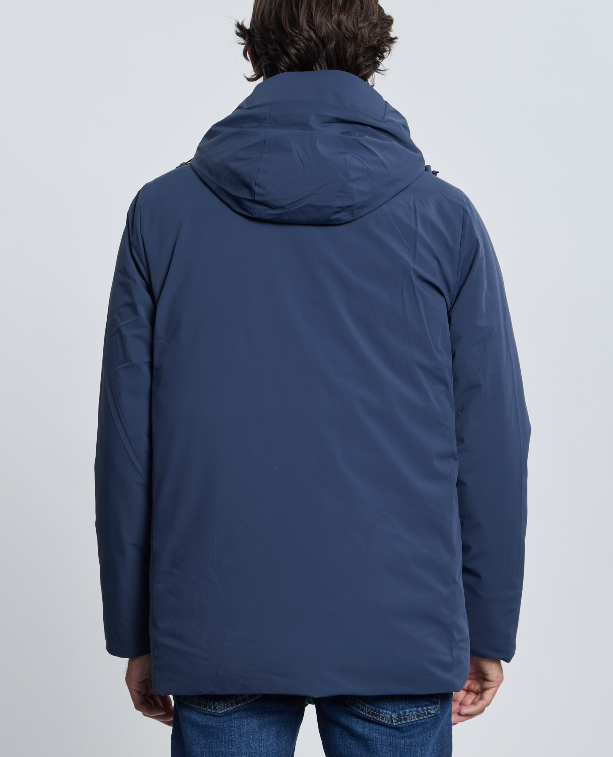 Abrigo parka de hombre acolchado con capucha - Valecuatro - Azul marino Azul marino-2