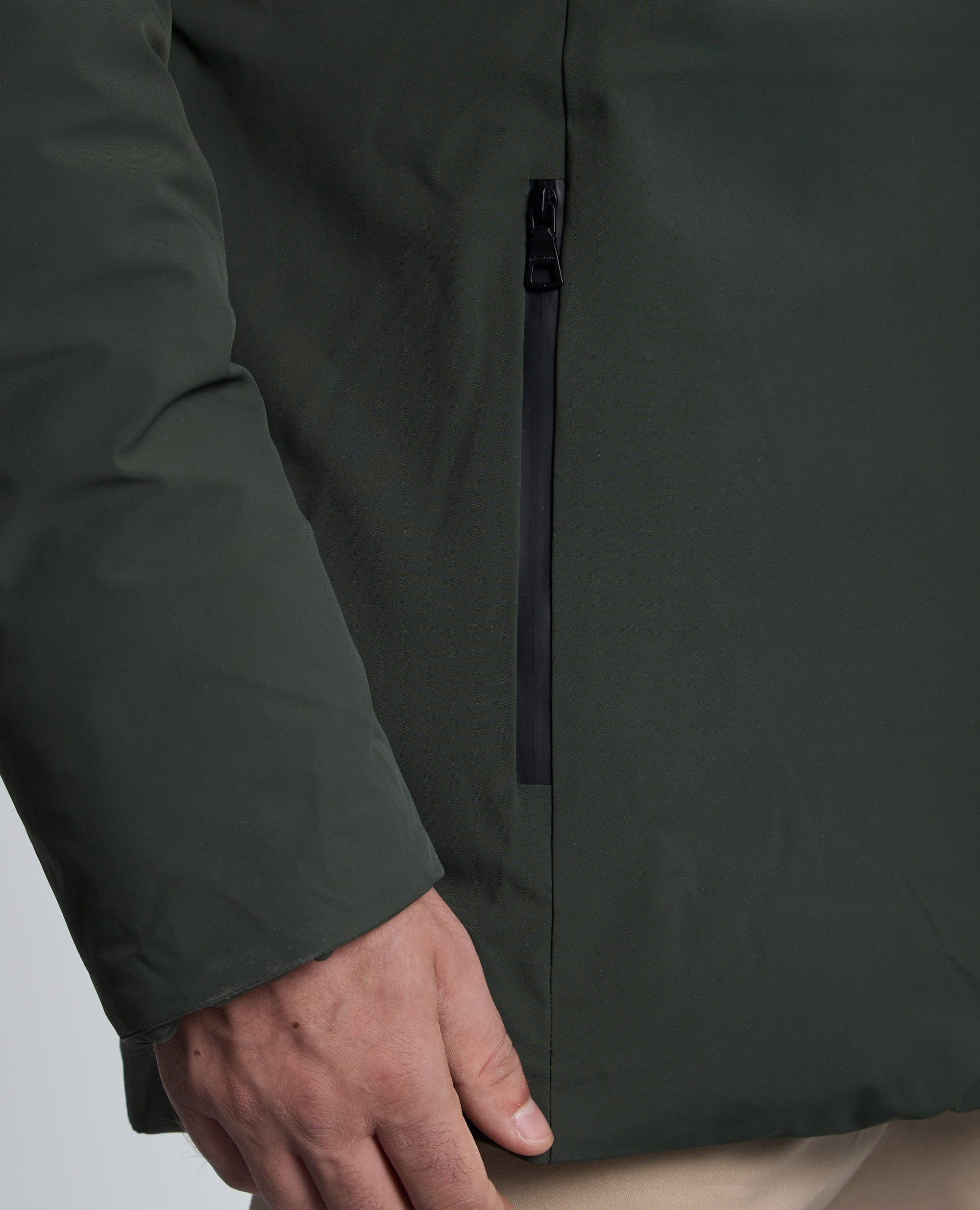 Abrigo parka de hombre acolchado con capucha - Valecuatro - Kaki Kaki-6