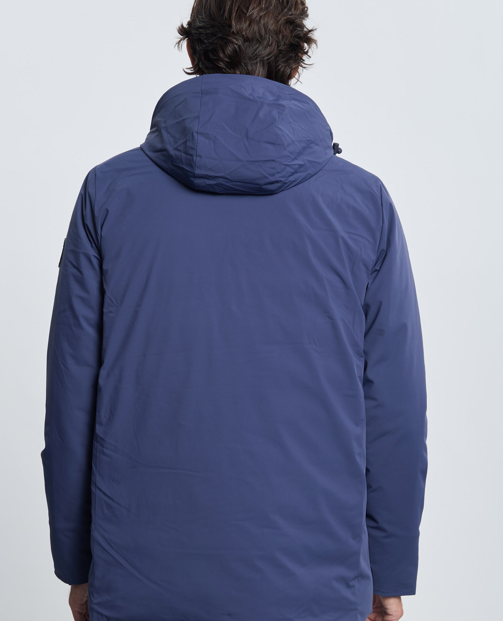 Abrigo parka de hombre acolchado con capucha - Valecuatro - Azul marino Azul marino-2