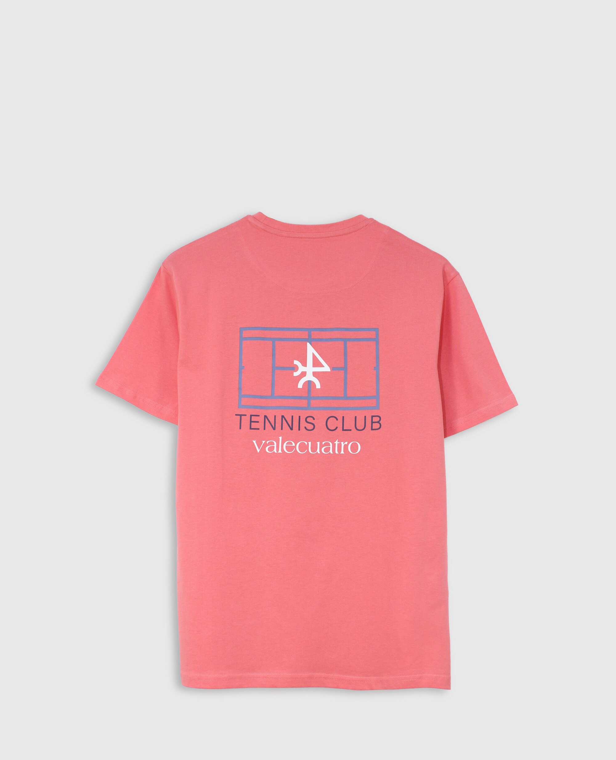 Camiseta de hombre clásica manga corta estampada - Valecuatro - Coral Coral-5