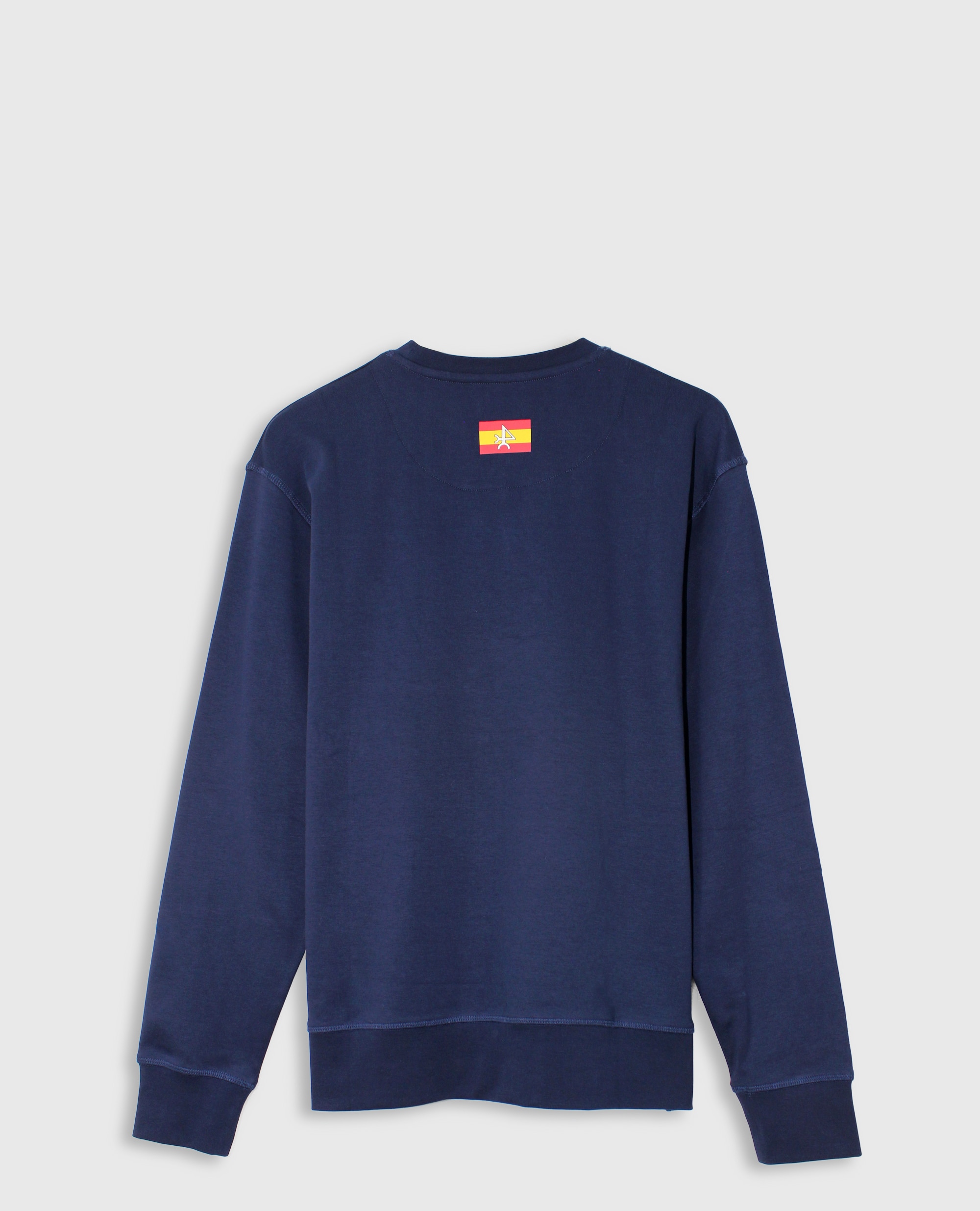 Sudadera de hombre sin capucha estampada - Valecuatro - Azul marino Azul marino-5