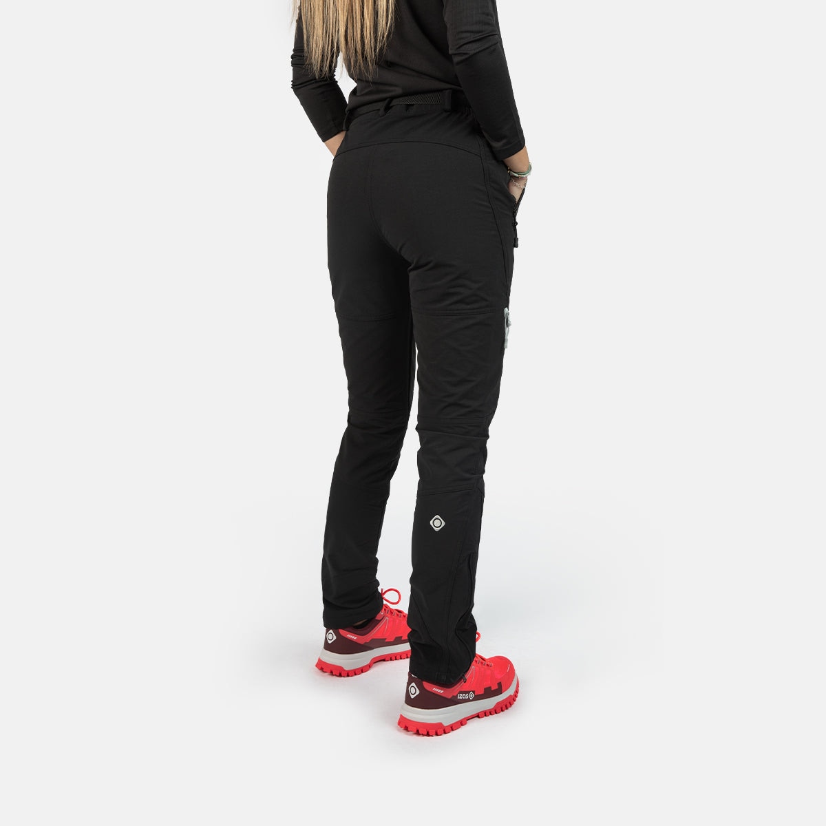 Pantalón de montaña de mujer AGON W Izas - Negro / Plata Negro / Plata-4