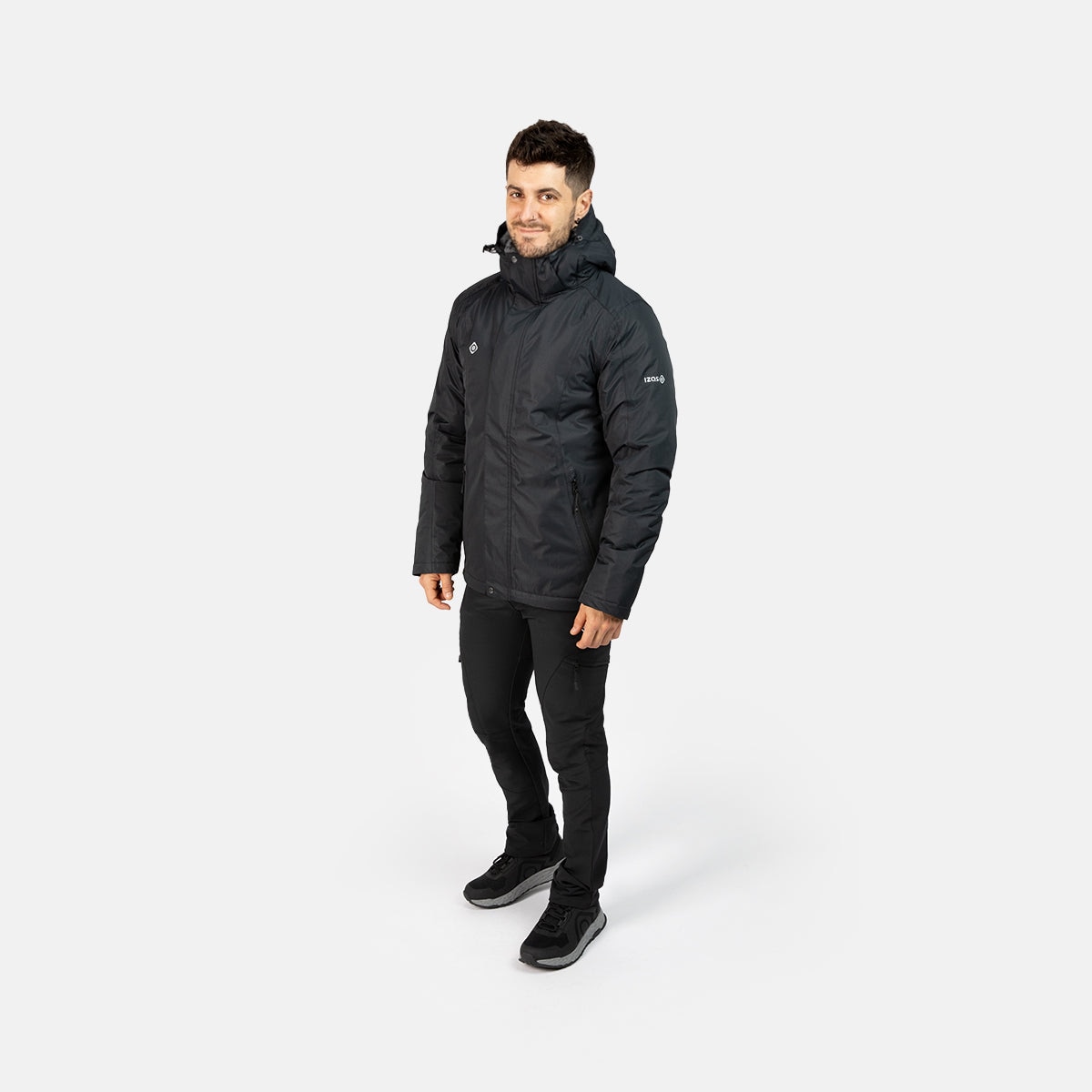 Chaqueta de hombre Dáoslos M Izas - Negro / Gris Negro / Gris-5