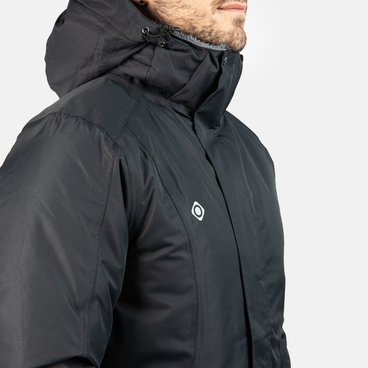 Chaqueta de hombre Dáoslos M Izas - Negro / Gris Negro / Gris-6