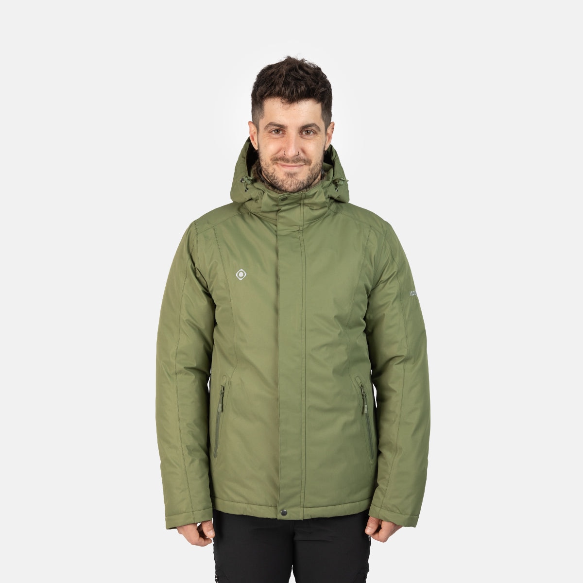 Chaqueta de hombre Dáoslos M Izas - Verde militar Verde militar-3
