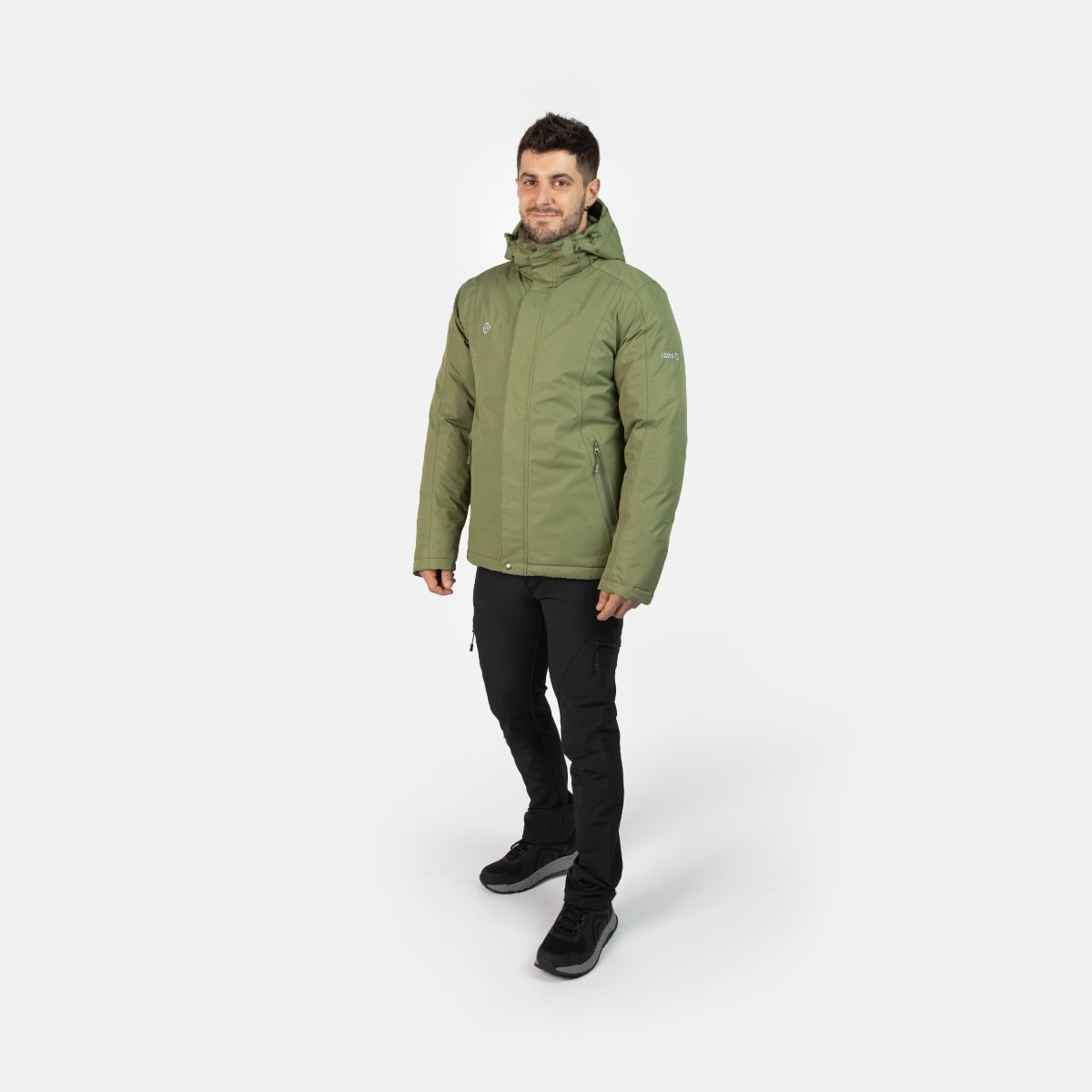 Chaqueta de hombre Dáoslos M Izas - Verde militar Verde militar-5