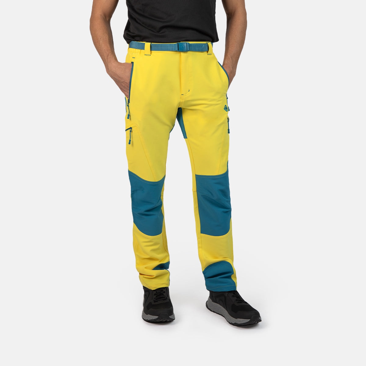 Pantalón de montaña de hombre BALTIC M FW Izas - Amarillo limón Amarillo limón-3
