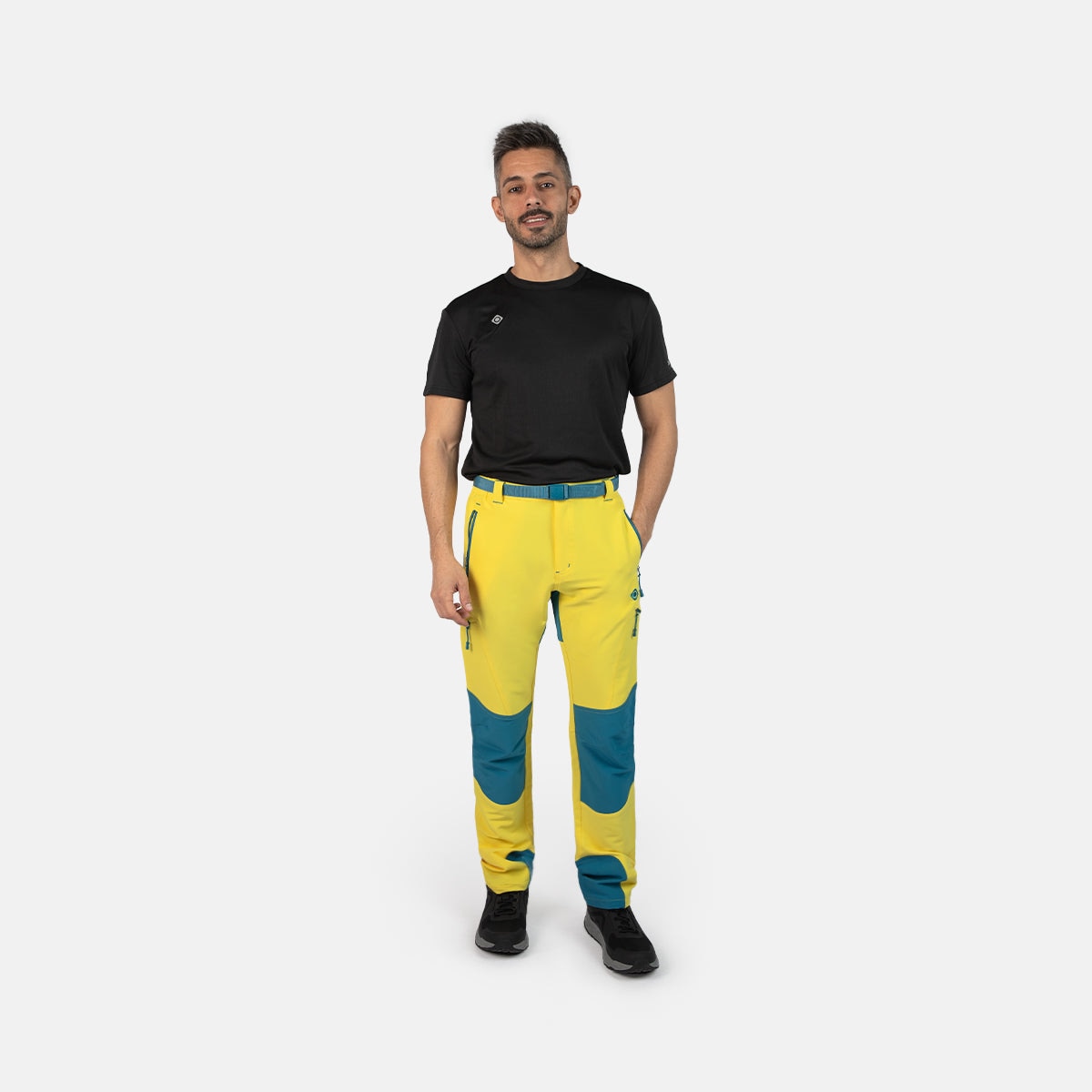 Pantalón de montaña de hombre BALTIC M FW Izas - Amarillo limón Amarillo limón-5