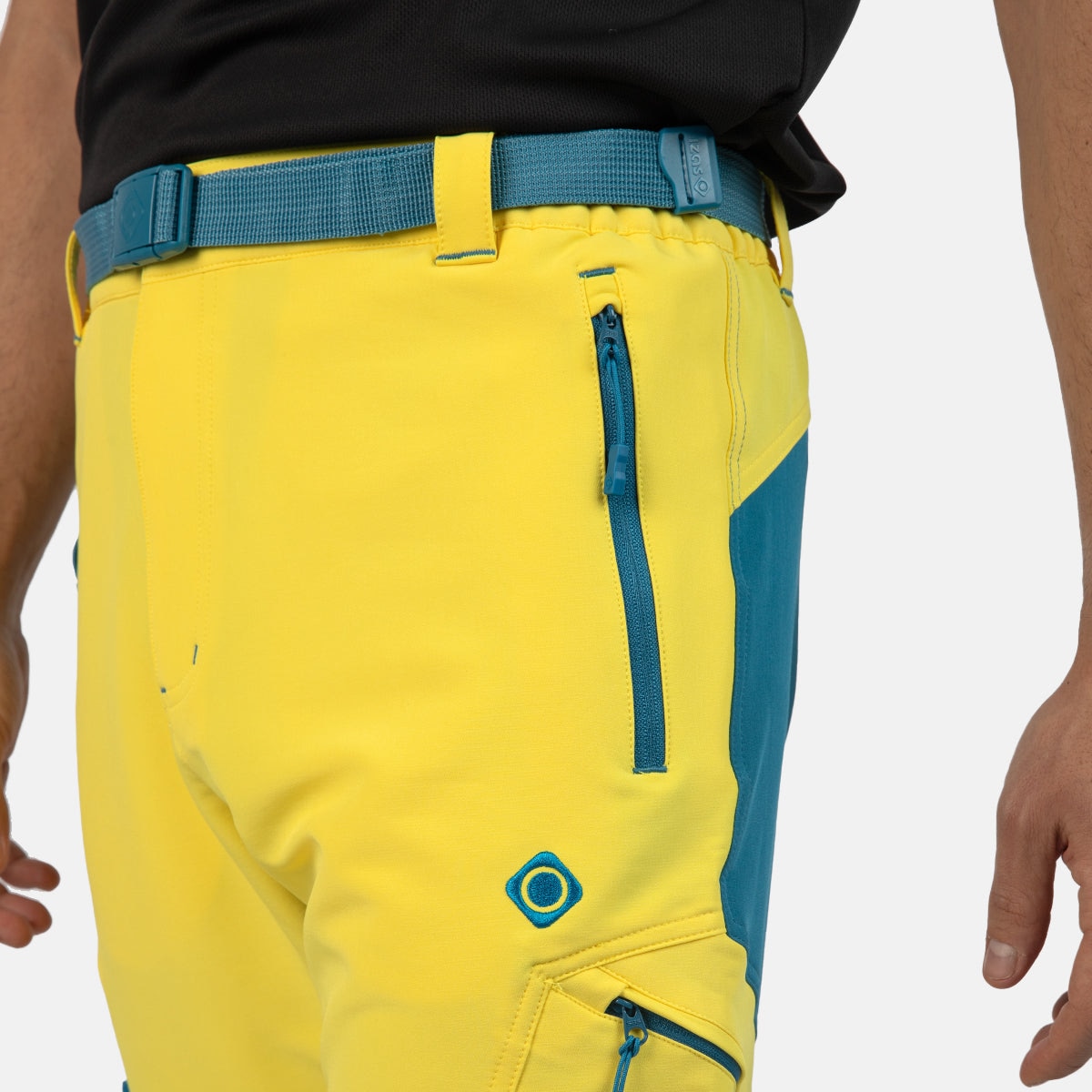 Pantalón de montaña de hombre BALTIC M FW Izas - Amarillo limón Amarillo limón-6