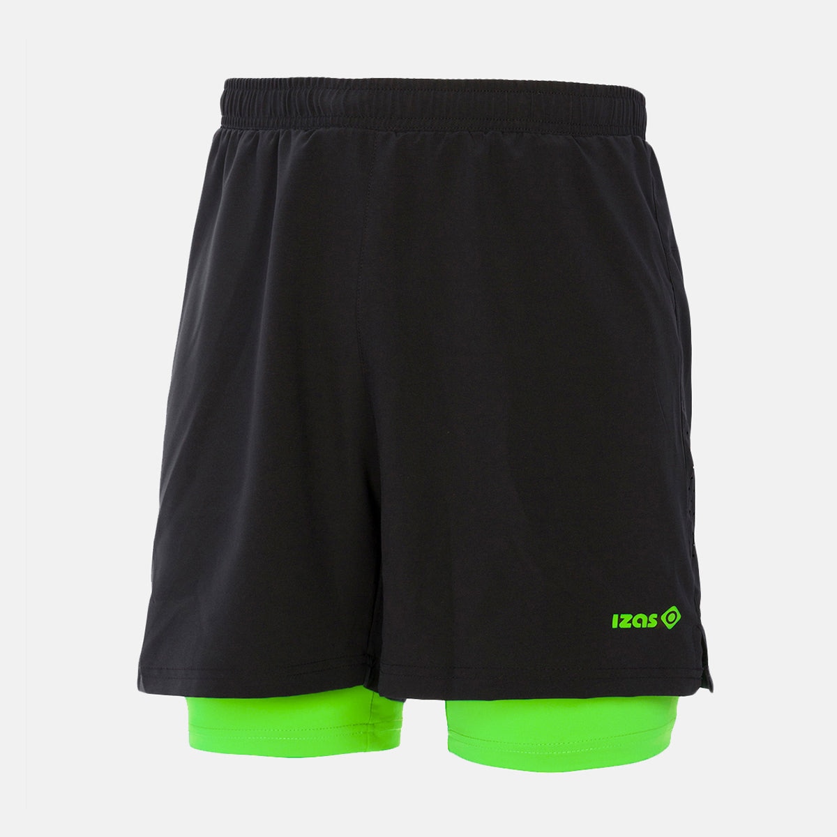 Short de hombre RAVIER Izas - Negro / Verde Negro / Verde-1