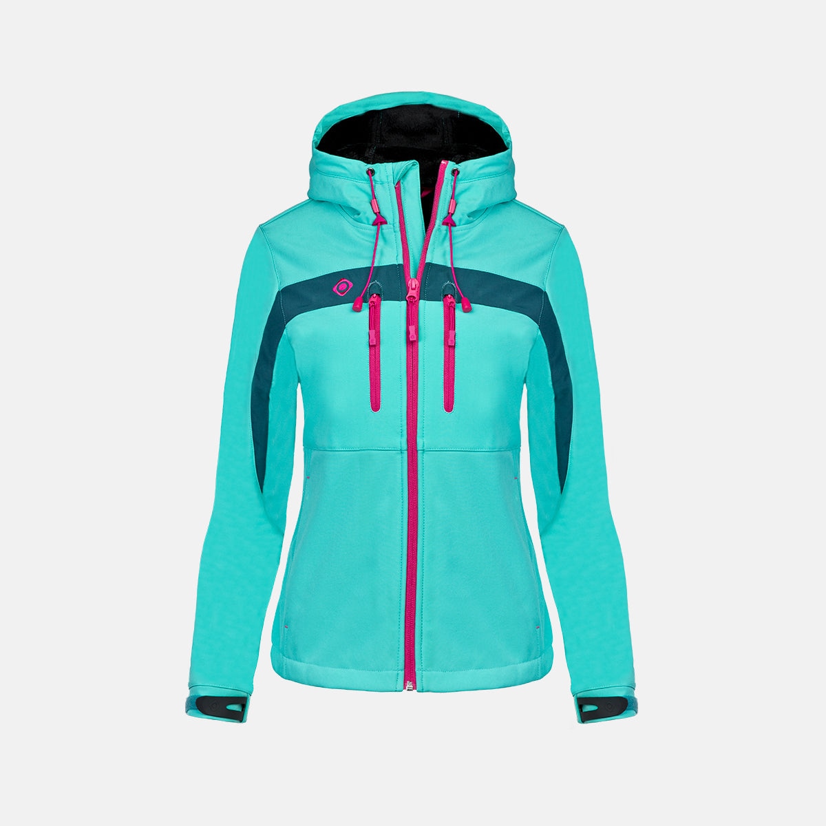 Chaqueta softshell de mujer INATYE Izas - Verde Verde-1
