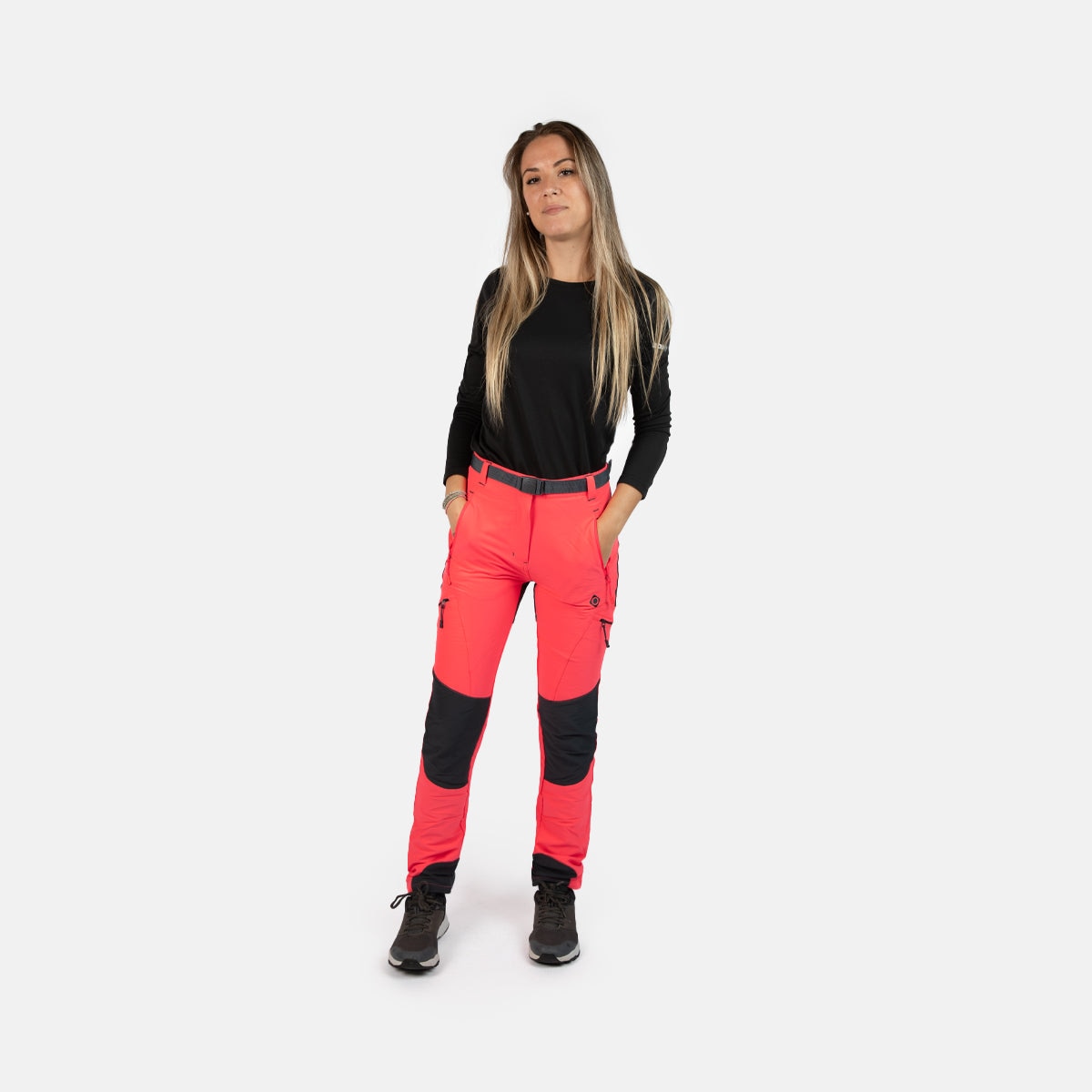 Pantalón de montaña de mujer BALTIC W FW Izas - Coral Coral-5