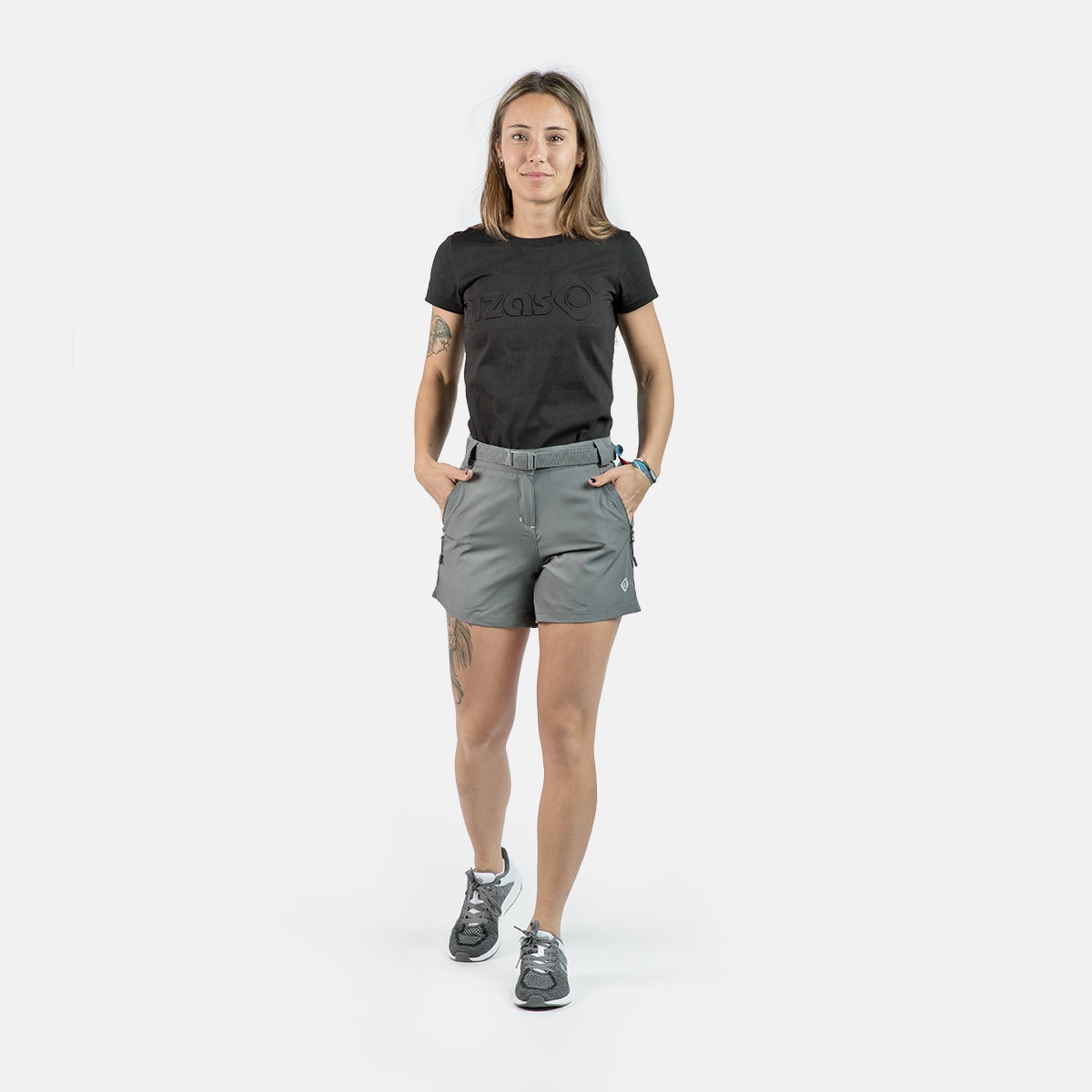 Imagen 3 de Bermuda de mujer NAGELA II Izas - Anthracite Anthracite