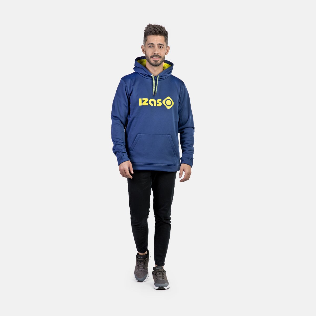 Sudadera de hombre Duero Izas - Negro Azul royal-5