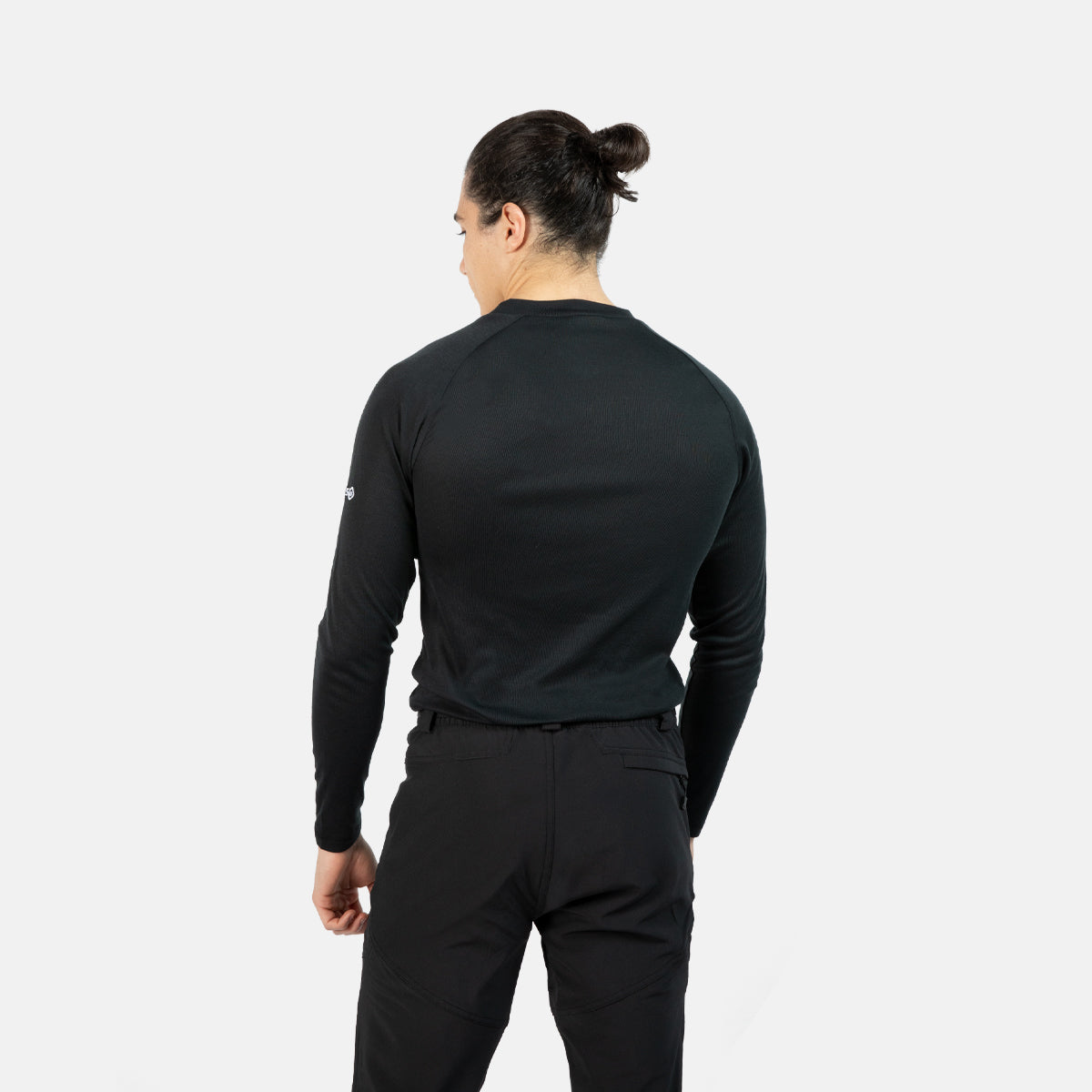 Imagen 4 de Camiseta térmica de hombre NELION M Izas - Negro Negro