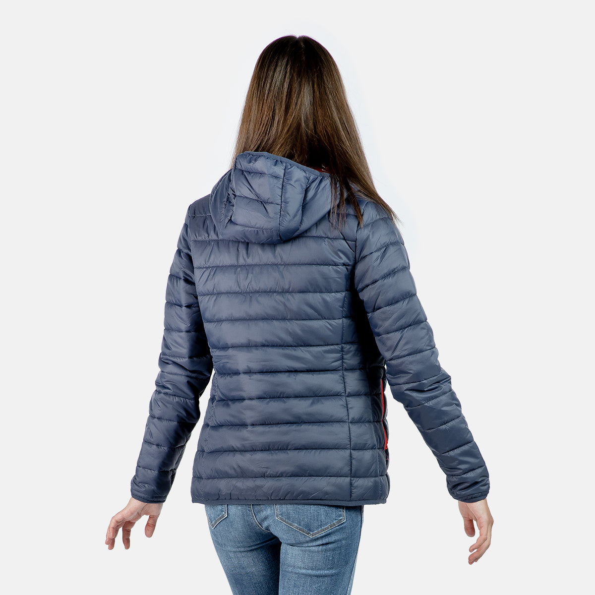 Chaqueta de mujer SINDU W Izas - Azul marino / Naranja Azul marino / Naranja-4