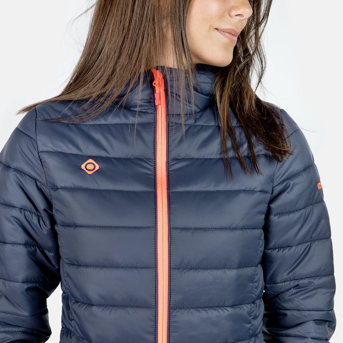 Chaqueta de mujer SINDU W Izas - Azul marino / Naranja Azul marino / Naranja-6