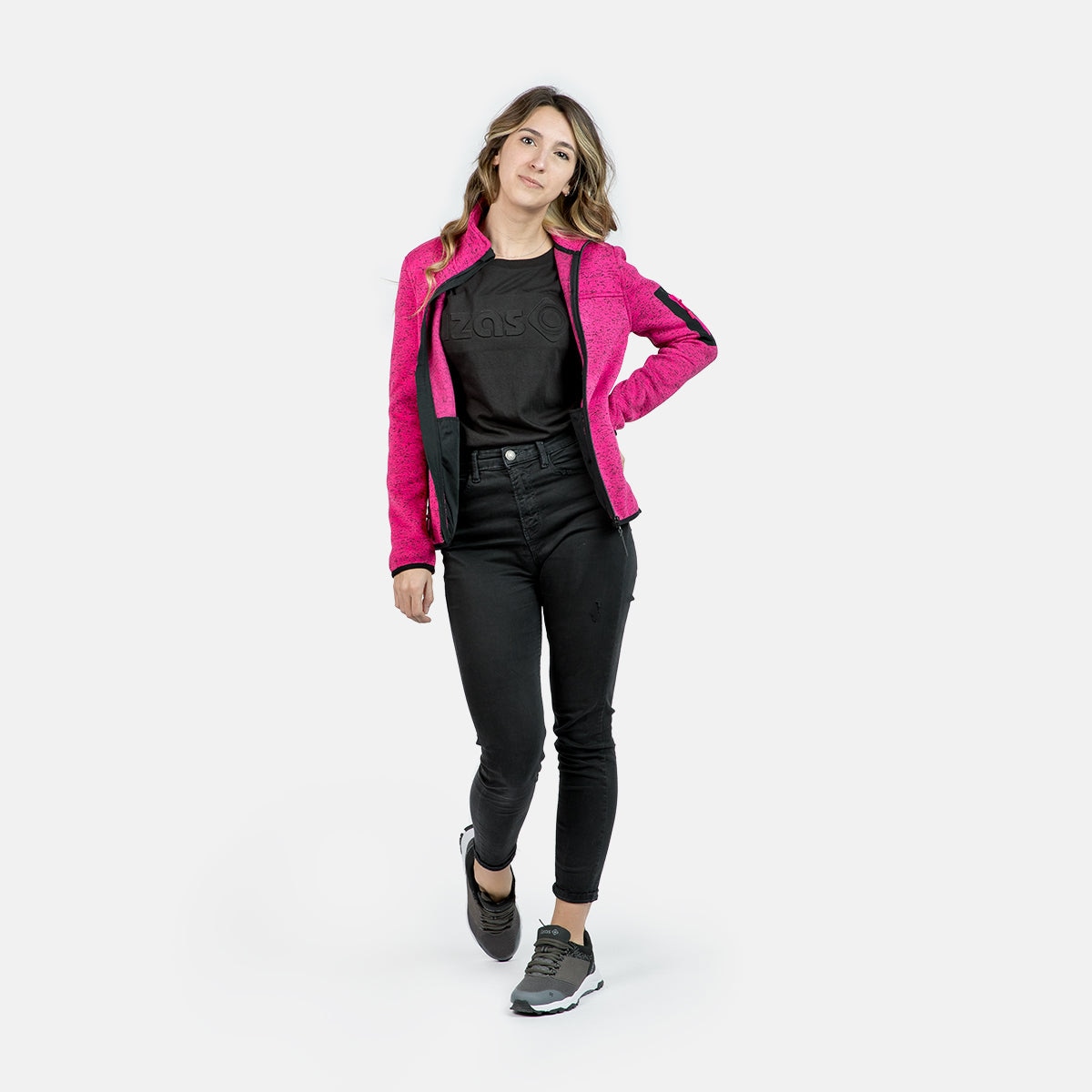 Chaqueta de mujer SAMAUN W Izas - Fucsia Fucsia-5