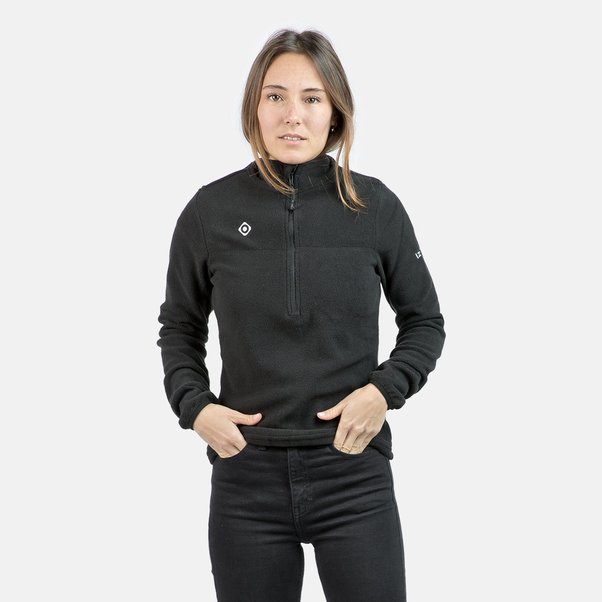 Forro polar de mujer SUTTON W Izas - Negro Negro-3