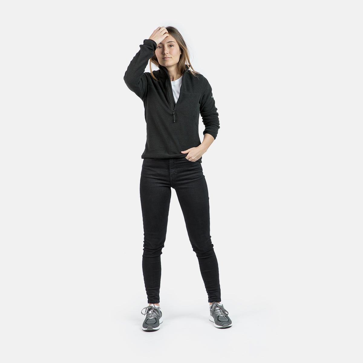 Forro polar de mujer SUTTON W Izas - Negro Negro-5