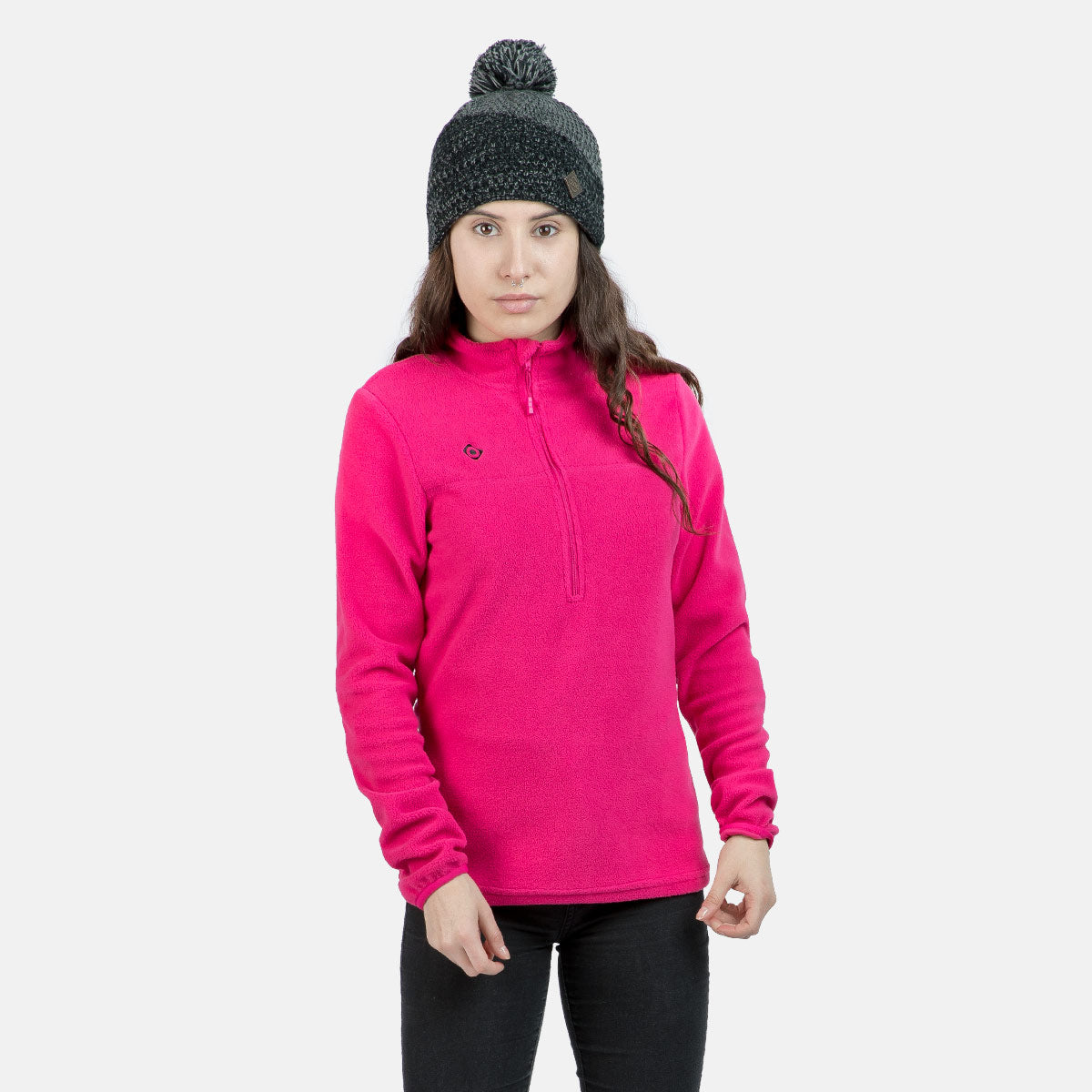 Imagen 3 de Forro polar de mujer SUTTON W Izas - Fucsia Fucsia