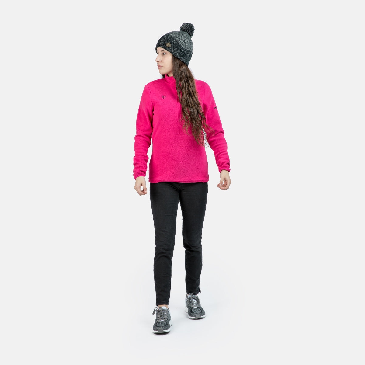 Imagen 5 de Forro polar de mujer SUTTON W Izas - Fucsia Fucsia